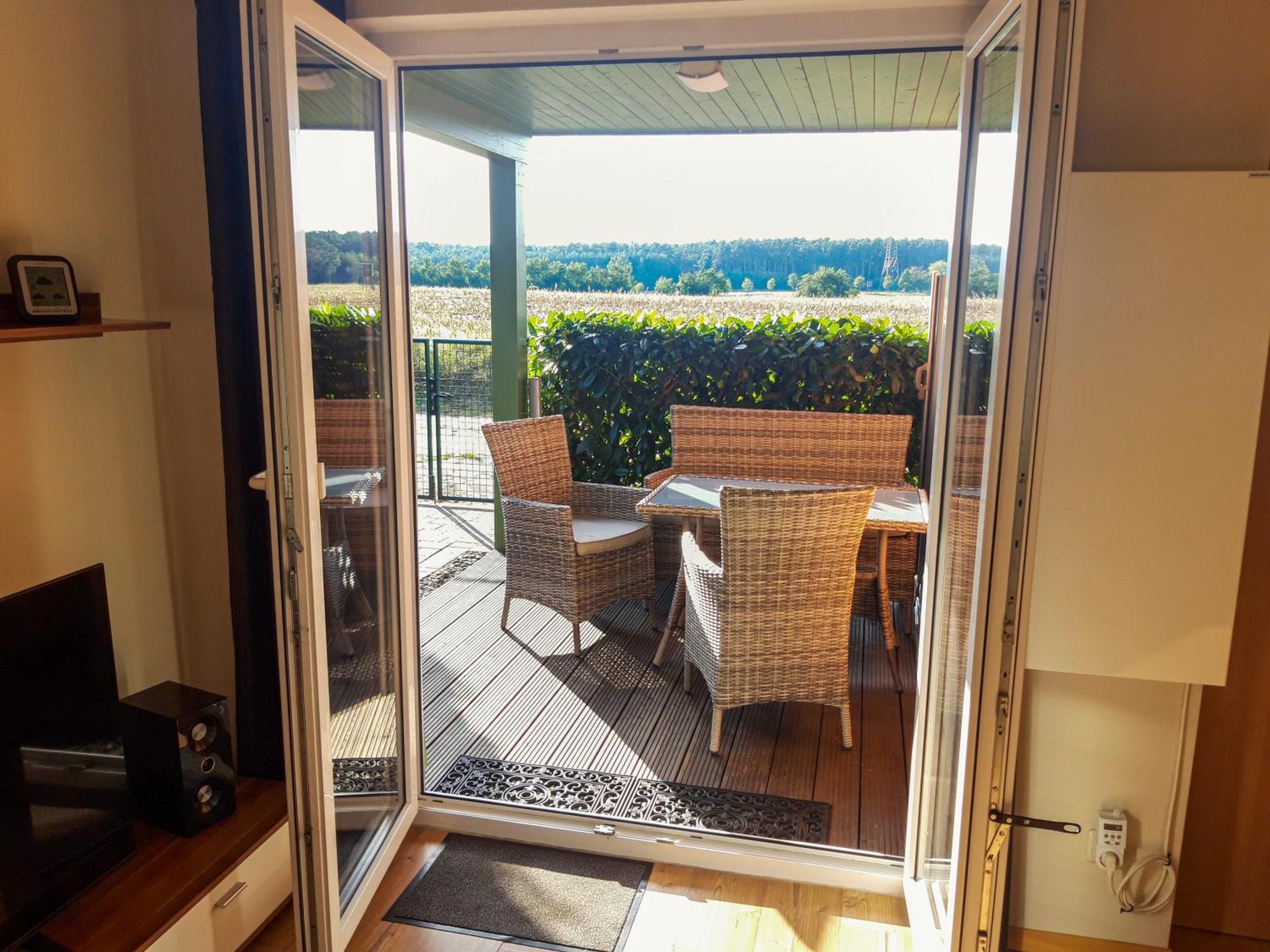 Kleines Ferienhaus Am Feldrand マルヒョー エクステリア 写真